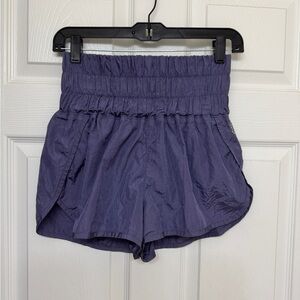 Free people movement way home shorts, Purple